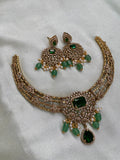 Victorian Pendant Necklace with Earrings