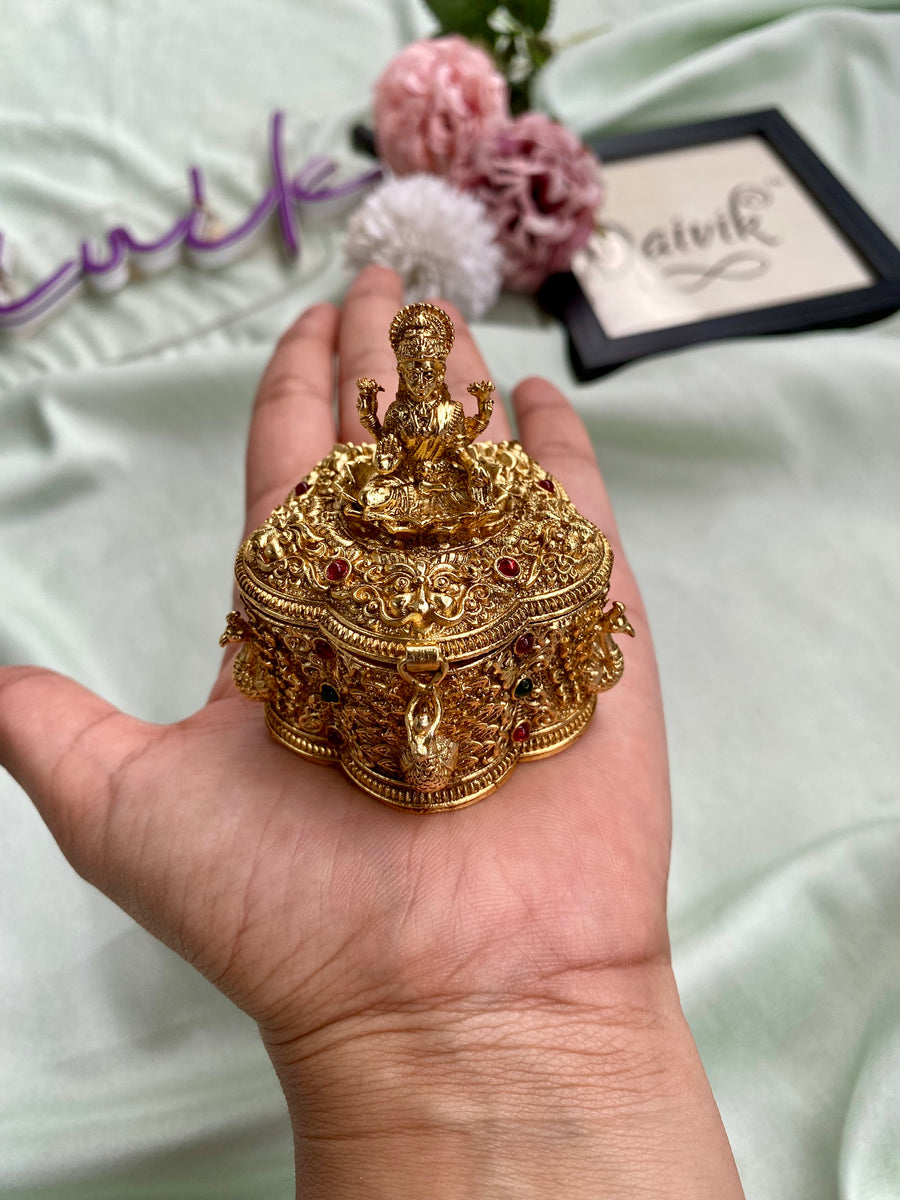 Premium Antique Traditional Kumkum box – Daivik.in