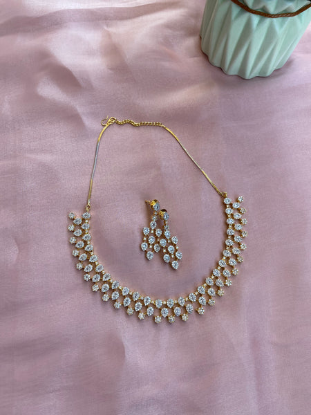 AD Gold Tone Necklace