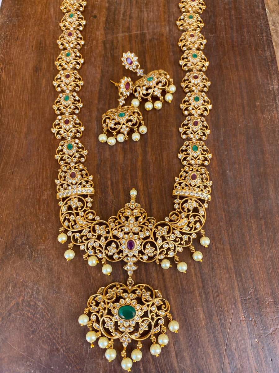 Latest gold stone hot sale haram designs