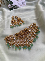 Premium Lakshmi Mossanite Choker with Earrings