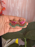 Pure Kemp Brass Peacock Earrings