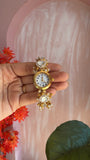 Kundan Ghungroo Adjustable Bracelet Watch