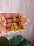 Heritage Gopuram Lakshmi Temple Jhumkas