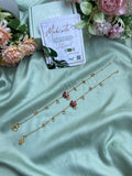 Simple Flower Pearl Anklets