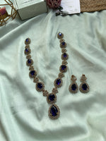 Victorian AD Long Haram with Earrings in 3 Colors (Price for Each)