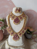 Pure Kemp Brass Short and Long Necklace with Earrings