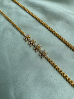 Gold Finish AD Moap Chain (26 Inches)
