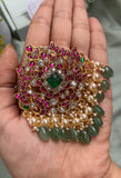 Pure Kemp Brass Pendant Hasli Necklace