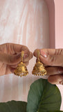 Antique Mesh Hook Jhumkas in 3 Colours ( Price for Each )
