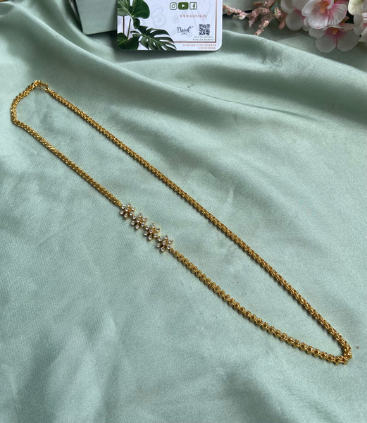 Gold Finish AD Moap Chain (26 Inches)