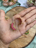 Half Moon Jadau Kemp Bugadi ( Top Earring )