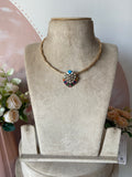 Xuping Multi Color Pendant Chain
