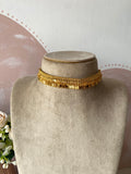 Elakkathali Gold Finish Choker with Backchain