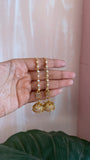 Simple Antique AD Jhumkas with Mattal