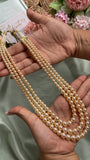 Swarovski Three Line Pearl Mala