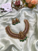 Short and Long Lakshmi Kemp Necklace with Earrings