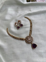 Manasilaayo Manju Warrier Inspired Hasli Necklace set
