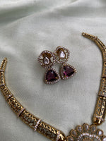 Manasilaayo Manju Warrier Inspired Hasli Necklace set