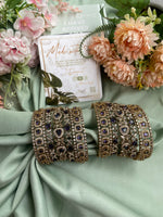 Bridal Purple Combo Bangles (Price for Both Hands)