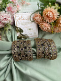 Bridal Purple Combo Bangles (Price for Both Hands)