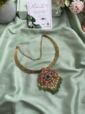 Pure Kemp Brass Pendant Hasli Necklace