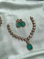 Victorian AD Necklace with Earrings in Four Colors