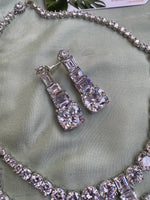 Isha Ambani Inspired Moissanite Necklace with Earrings