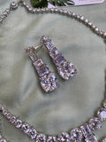 Isha Ambani Inspired Moissanite Necklace with Earrings