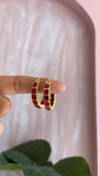 Kemp Small Loop Earrings in 2 Colors (Price for Each)