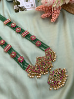 Green Beads Non idol Kemp Jadau Haram