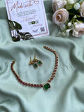 Simple Kemp Classic Necklace with Earrings