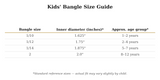Kid's Floral Ruby Bangle Combo