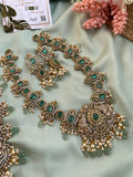 Victorian AD Peacock Necklace with Balis in Two Colors (Price for Each)