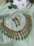 Kemp Floral Necklace with Earrings