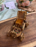 Antique Temple Chariot Style Kum Kum Box