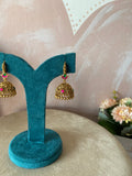 Kemp lotus Jhumkas in 2 colours
