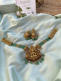 Green Beads Lakshmi choker in 3 variants (Price for Each )