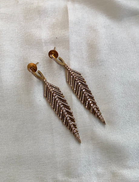 Long Leaf Earrings