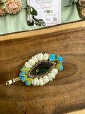 Peacock Real look Alike Foam Hair Accessory/ Hair Clip