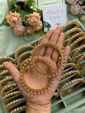 Diamond Look-Alike AD Kada Bangles (Price for a Pair)