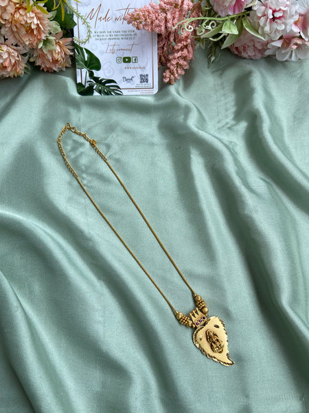 Gold Plated Lakshmi Invisible Chain