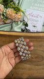 Simple AD Pearl Bangle - Set of 4