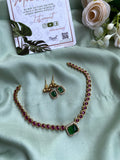 Simple Kemp Classic Necklace with Earrings