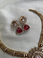 Manasilaayo Manju Warrier Inspired Hasli Necklace set