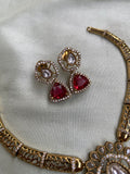 Manasilaayo Manju Warrier Inspired Hasli Necklace set