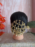 Antique Premium Pearl Cage Bun ( Hair Accessory)