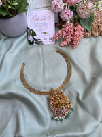 Ganesha Peacock Pendant Hasli Necklace