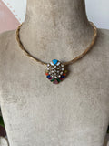 Xuping Multi Color Pendant Chain