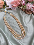 Swarovski Three Line Pearl Mala